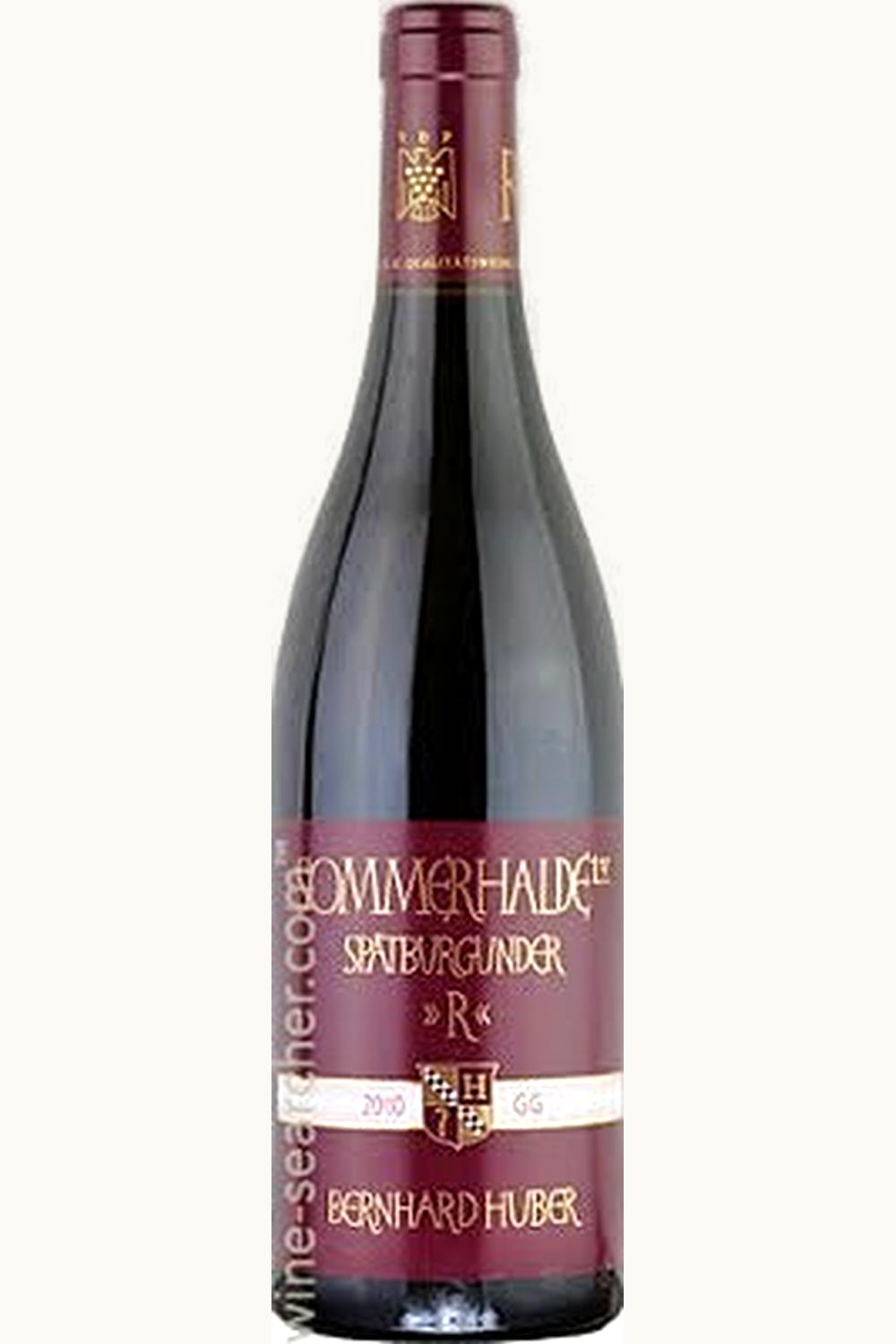Bernhard Huber Bernhard Huber Sommerhalde Spätburgunder Pinot Noir Grosses Gewächs, 2019