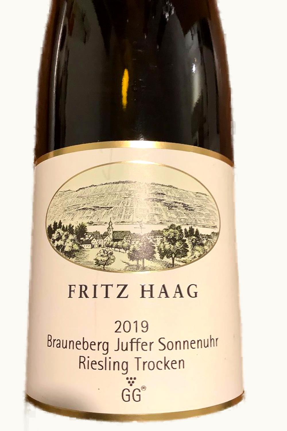 Fritz Haag Fritz Haag Juffer-Sonnenuhr Riesling Grosses Gewächs, 2019