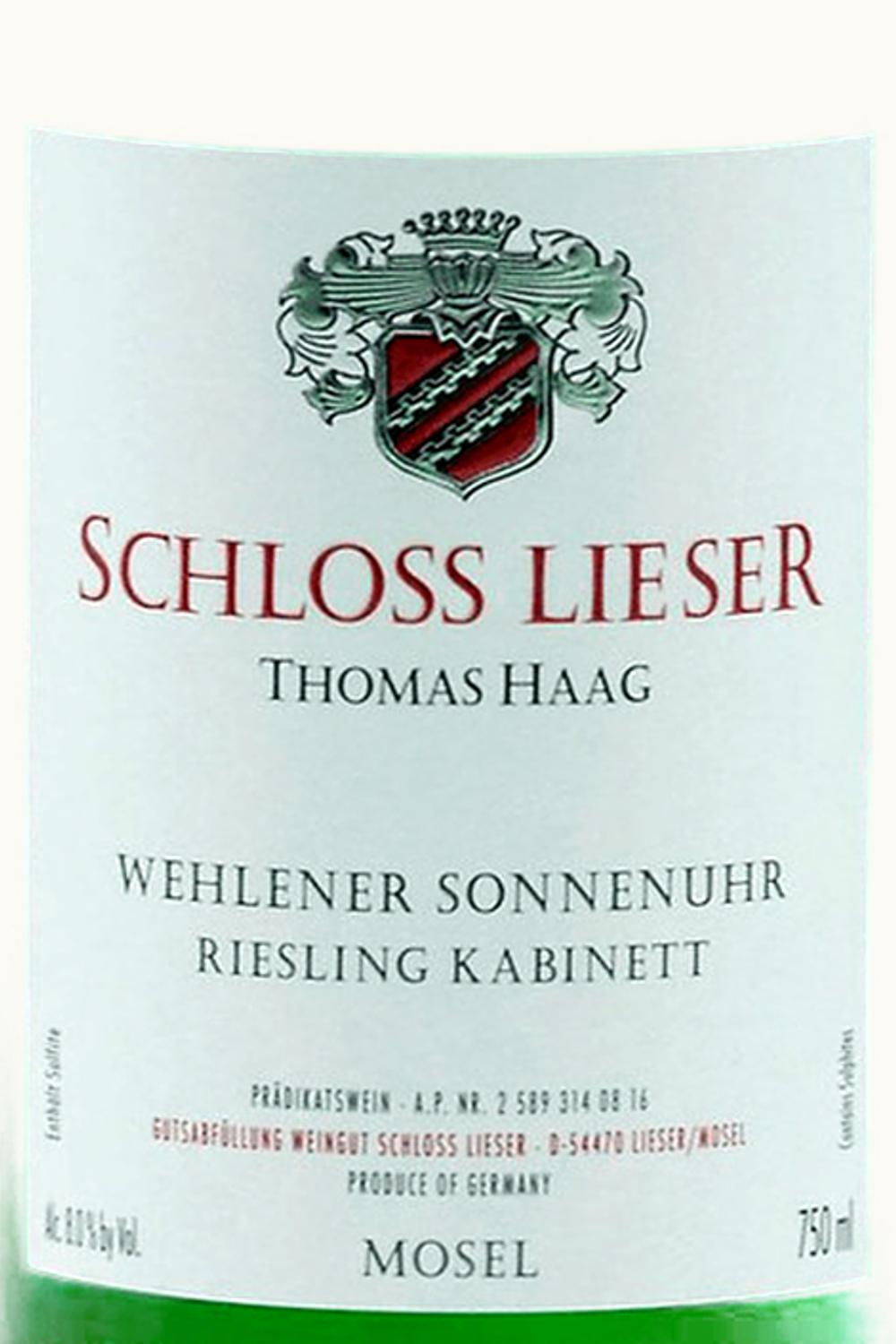 Schloss Lieser Schloss Lieser Thomas Haag Juffer-Sonnenuhr Riesling TBA, 2018