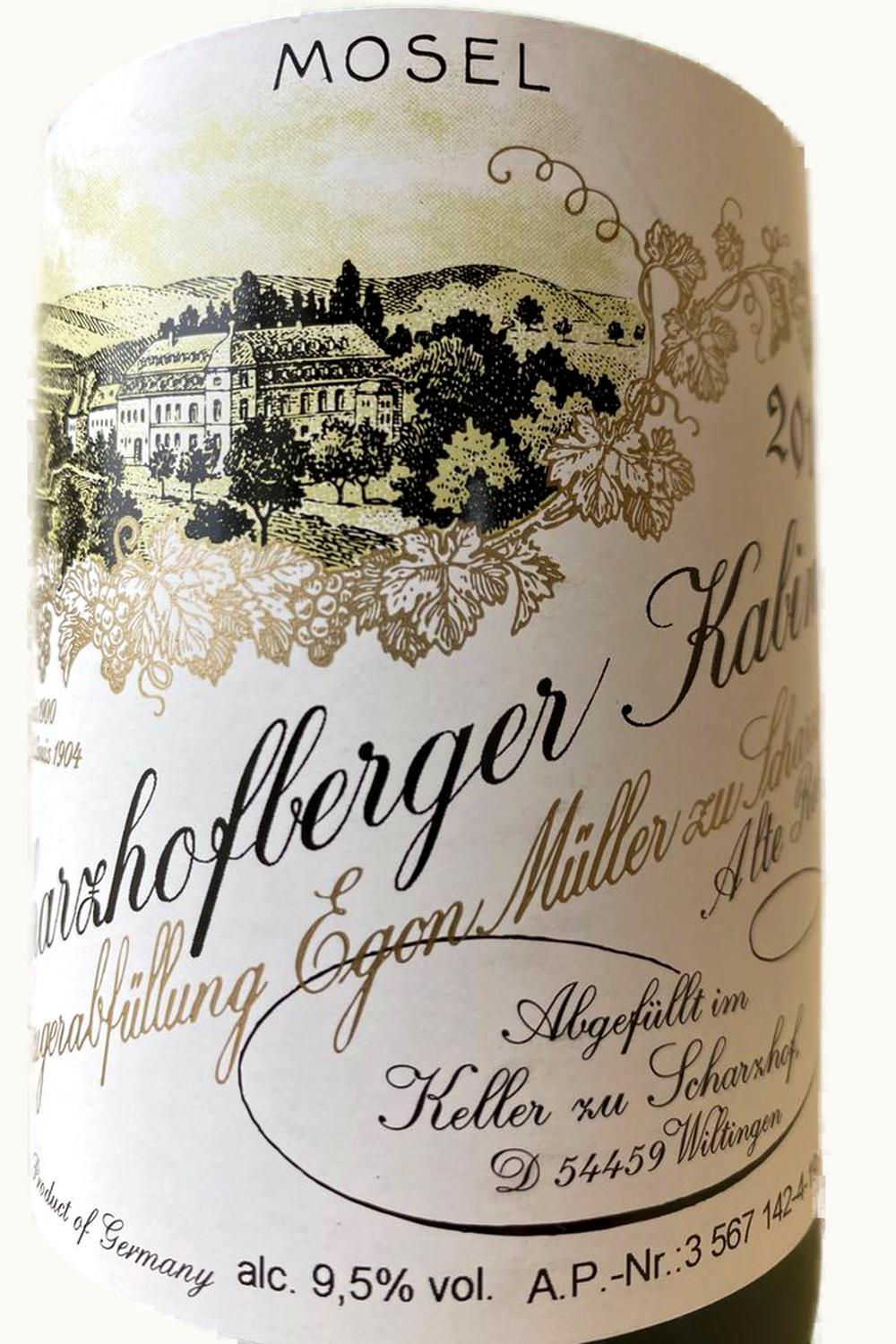 Egon Müller Egon Müller Scharzhofberger Riesling Kabinett Wiltingen Saar Mosel, 2017