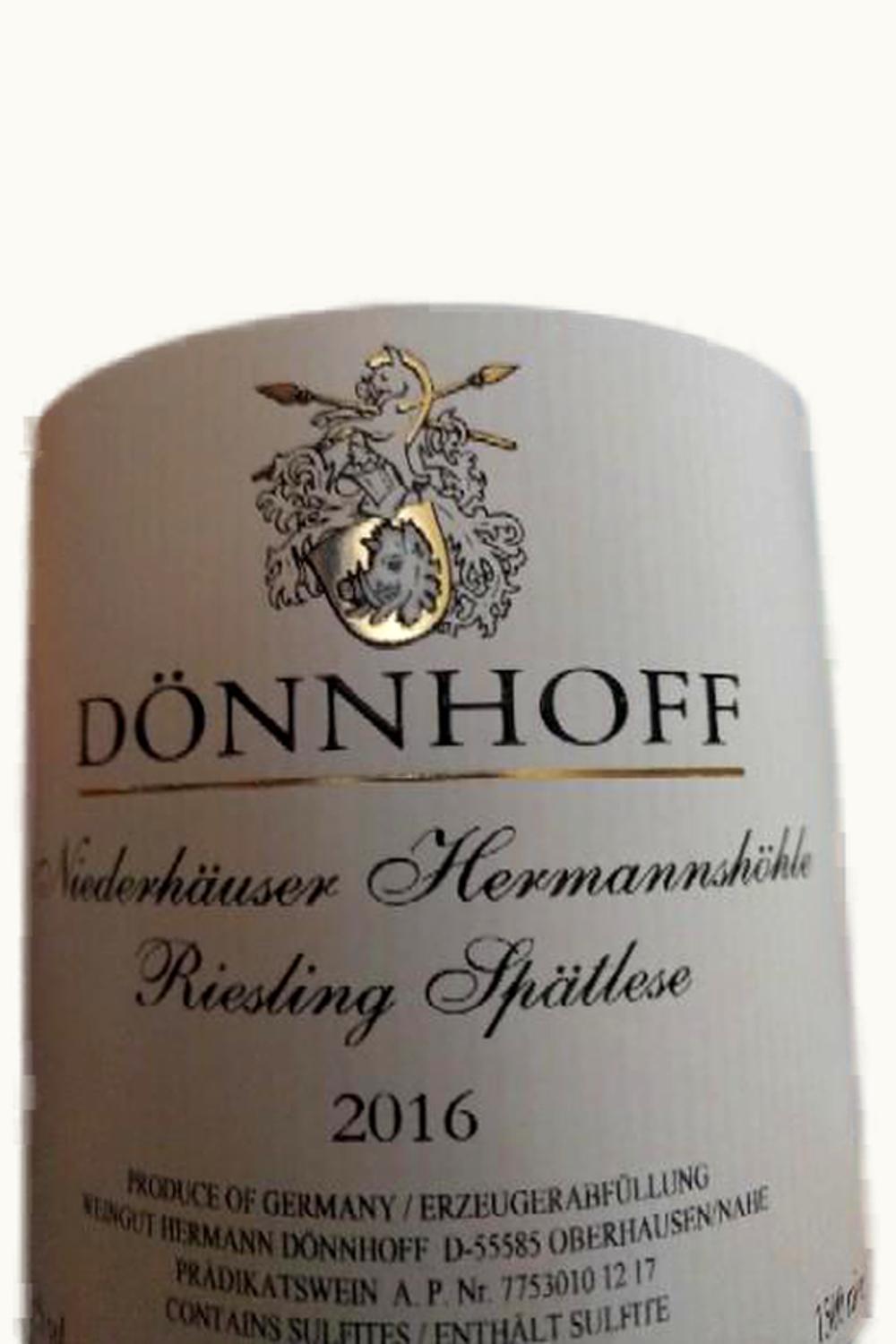 Dönnhoff Dönnhoff Hermannshöhle Riesling Großes Gewächs Niederhäuser Nahe, 2016
