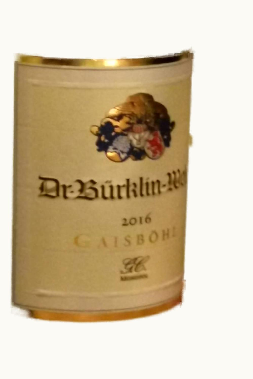 Dr. Bürklin-Wolf Dr. Bürklin-Wolf Gaisböhl G.C. Riesling Ruppertsberg Pfalz, 2016
