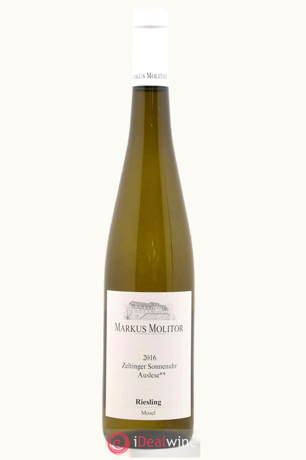 Markus Molitor Markus Molitor Sonnenuhr Riesling Auslese Wehlen Mosel, 2016