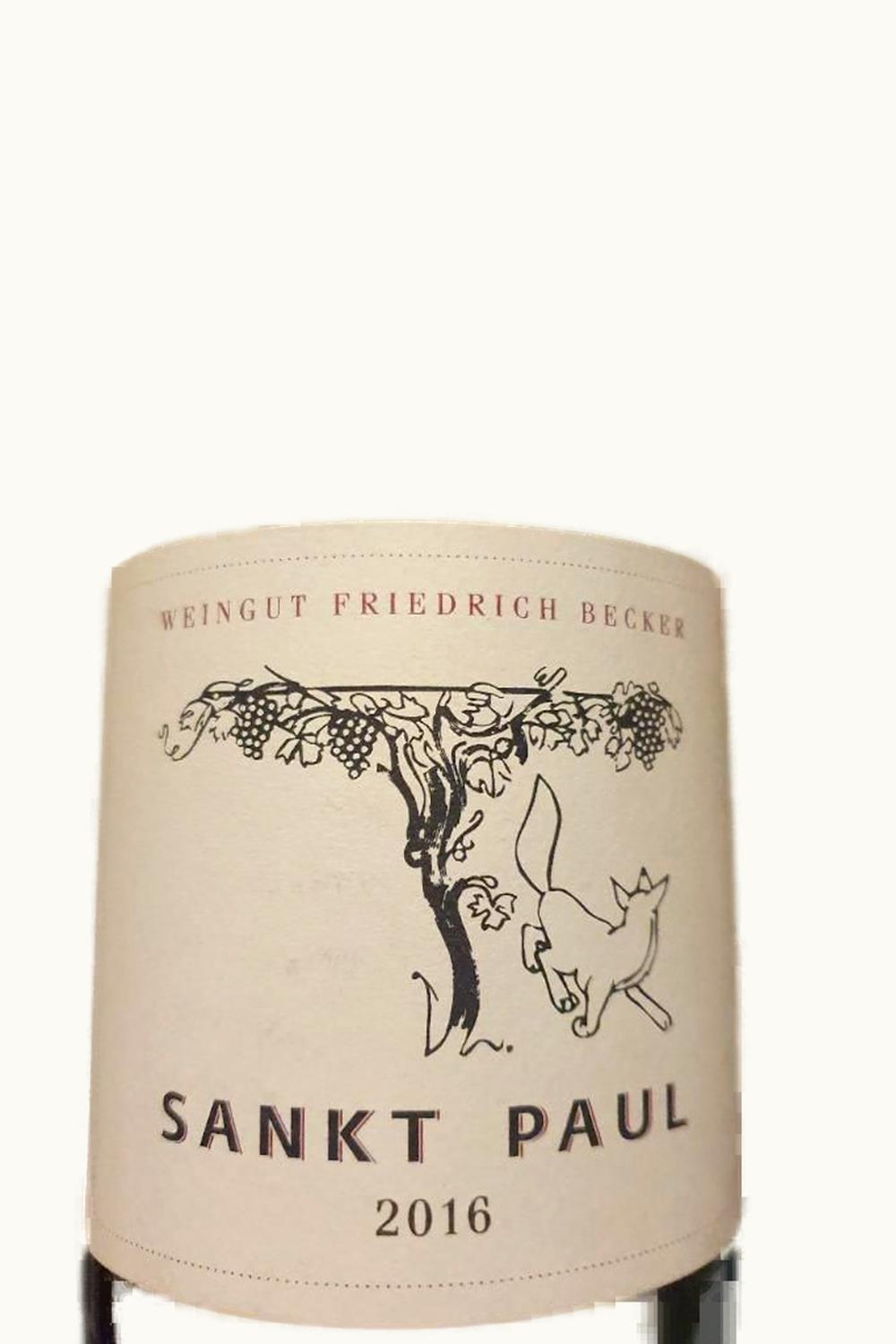 Friedrich Becker Friedrich Becker S.P. St. Paul Spätburgunder Großes Gewächs Pfalz, 2016