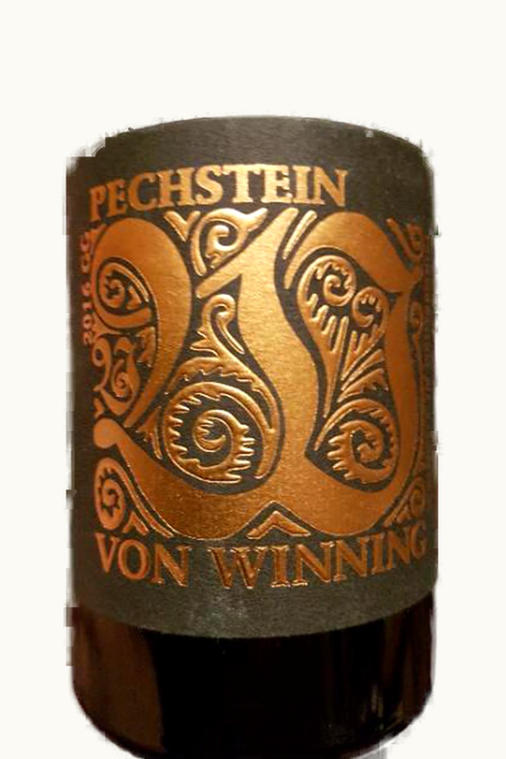 Winning Winning Pechstein Riesling Großes Gewächs Forst an der Weinstrasse Pfalz, 2016