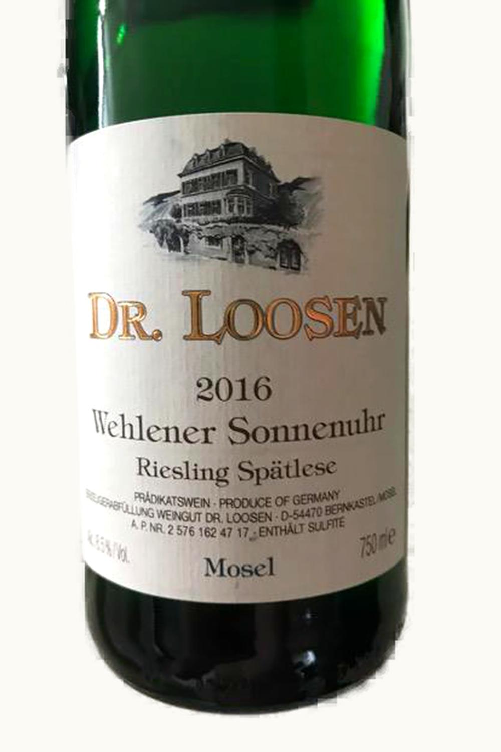 Dr. Loosen Dr. Loosen Sonnenuhr Riesling Spätlese Wehlen Mosel, 2016