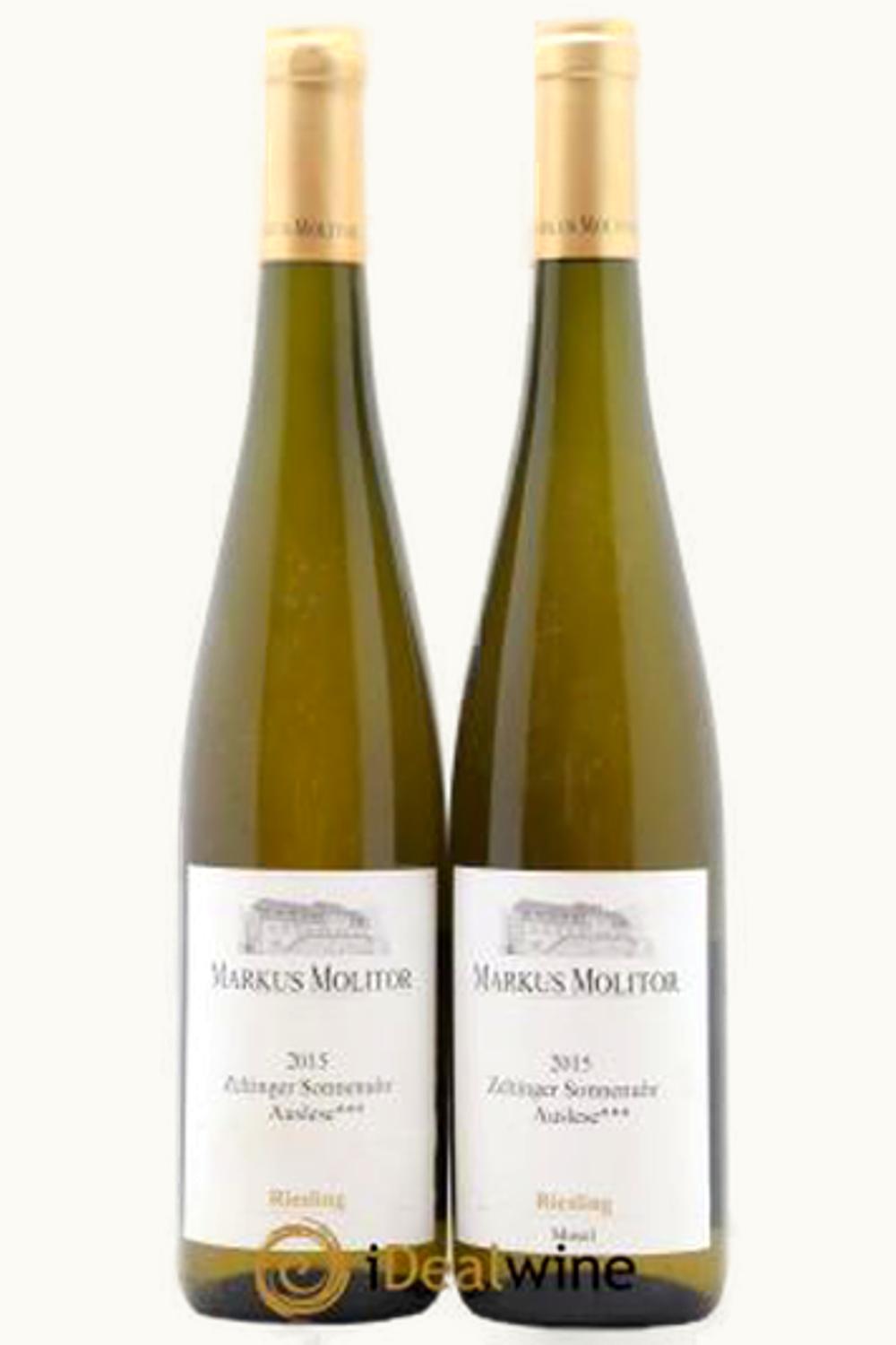 Markus Molitor Markus Molitor Sonnenuhr Riesling Auslese Wehlen Mosel, 2015