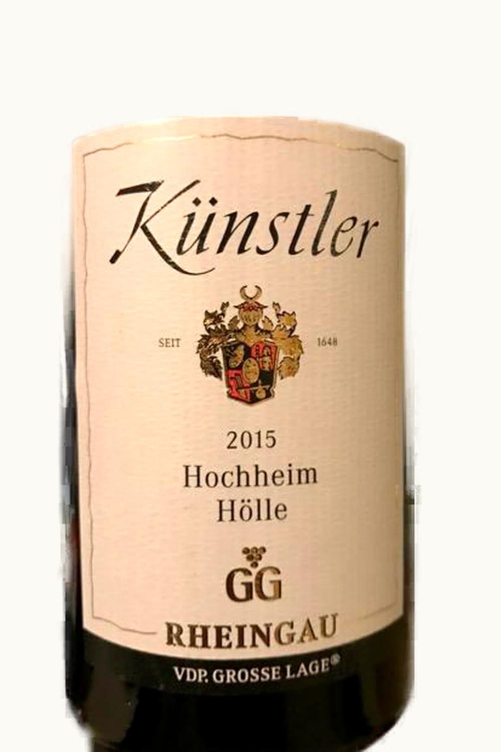 Künstler Künstler Hochheim Hölle Riesling Großes Gewächs Rheingau, 2015