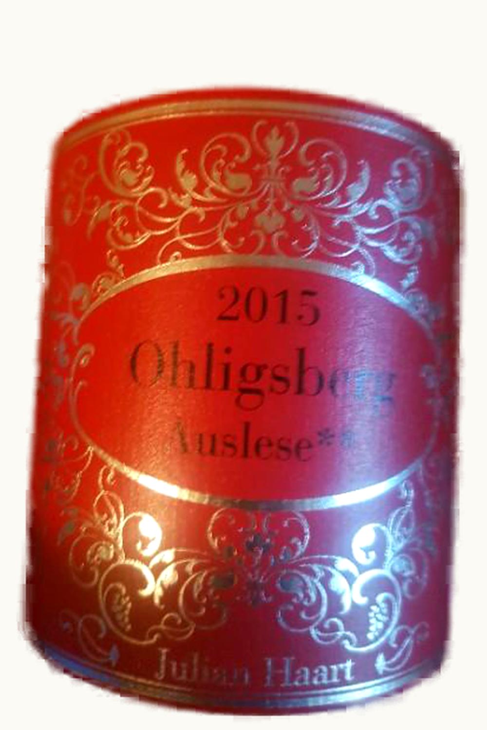Julien Haart Julien Haart Wintricher Ohligsberg Riesling Wintrich Mosel, 2015