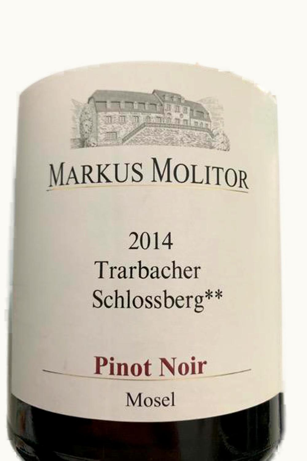 Markus Molitor Markus Molitor Trarbacher Schlossberg Pinot Noir Spätburgunder Trocken Mosel, 2014