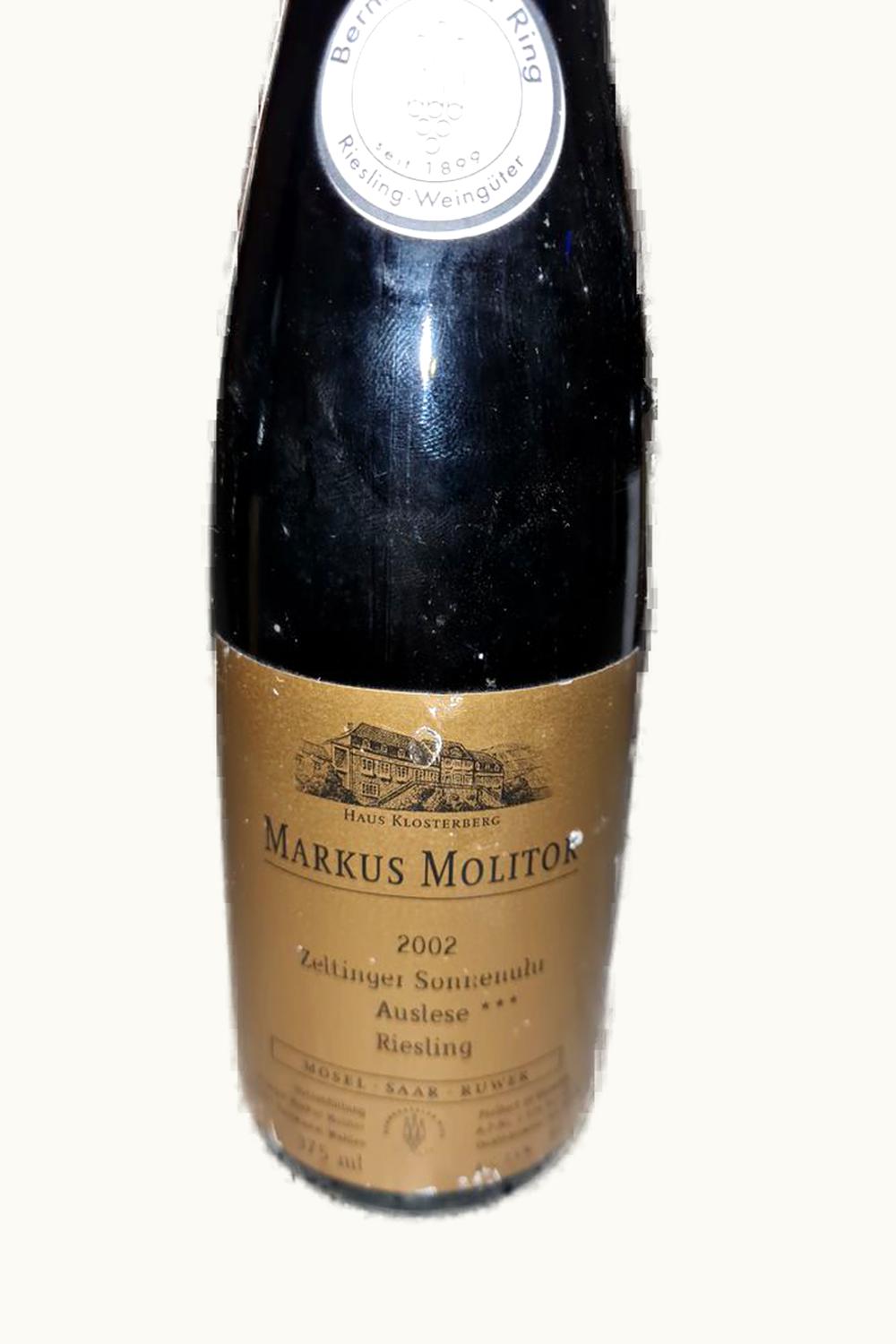 Markus Molitor Markus Molitor Zeltinger Sonnenuhr Riesling TBA Rachtig Mosel, 2013