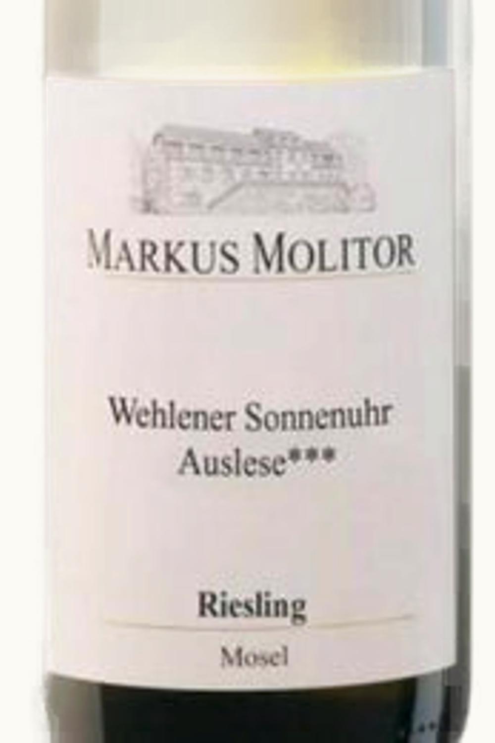 Markus Molitor Markus Molitor Ürziger Würzgarten Riesling Auslese Ürzig Mosel, 2013
