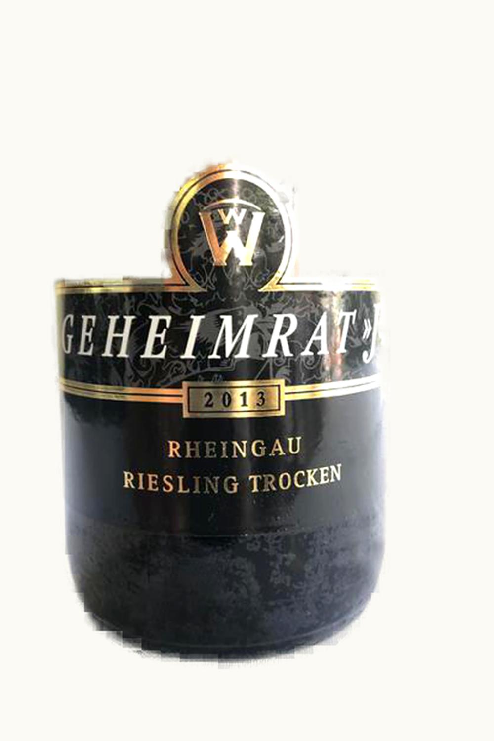 Wegeler Wegeler Geheimrat "J" Riesling Spätlese Trocken Rheingau, 2013