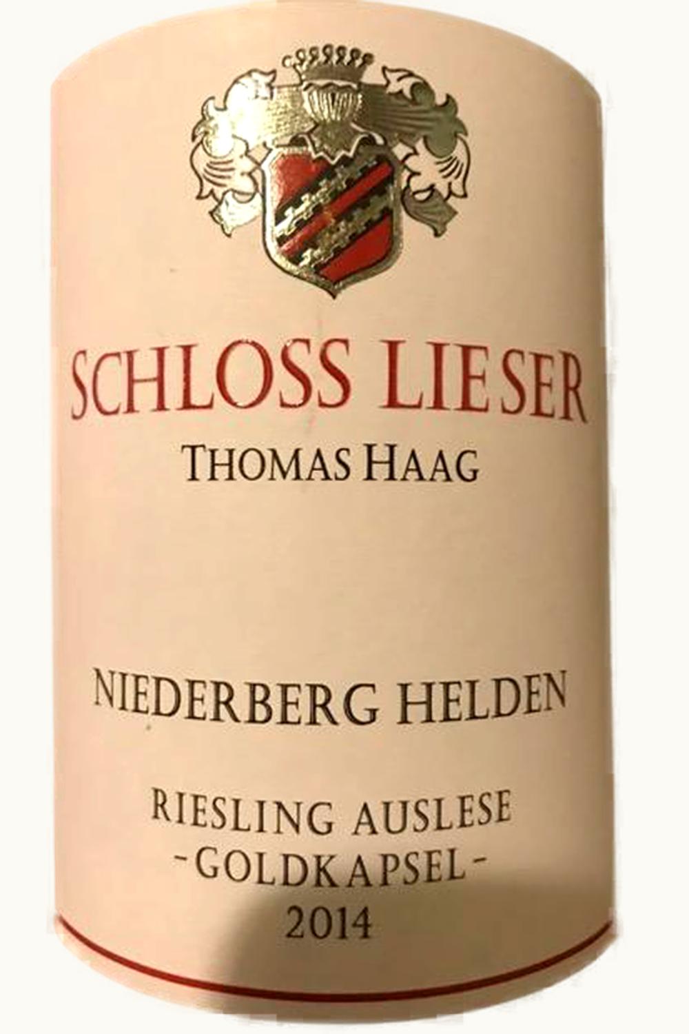 Schloss Lieser Schloss Lieser Thomas Haag Niederberg Helden Riesling Auslese Gold Cap Bernkastel Mosel, 2013