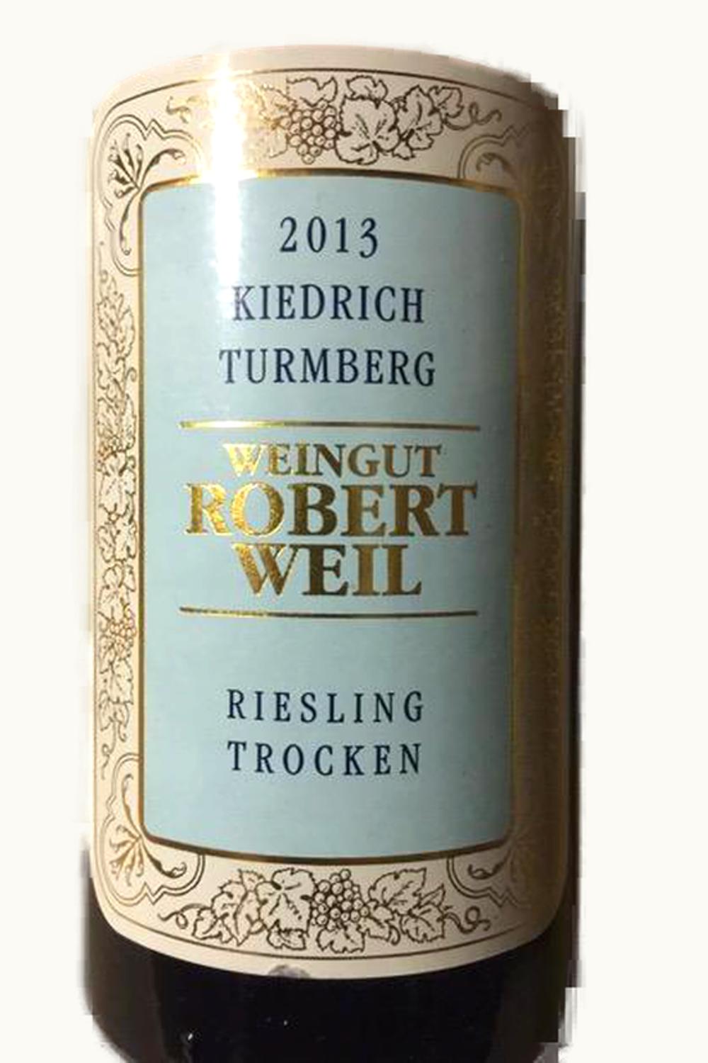 Robert Weil Robert Weil Kiedrich Riesling Trocken Rheingau, 2013