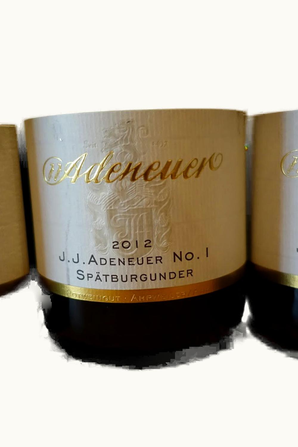 J. Adeneuer J. Adeneuer Rosenthal Spätburgunder Großes Gewächs Ahrweiler Ahr Germany, 2012