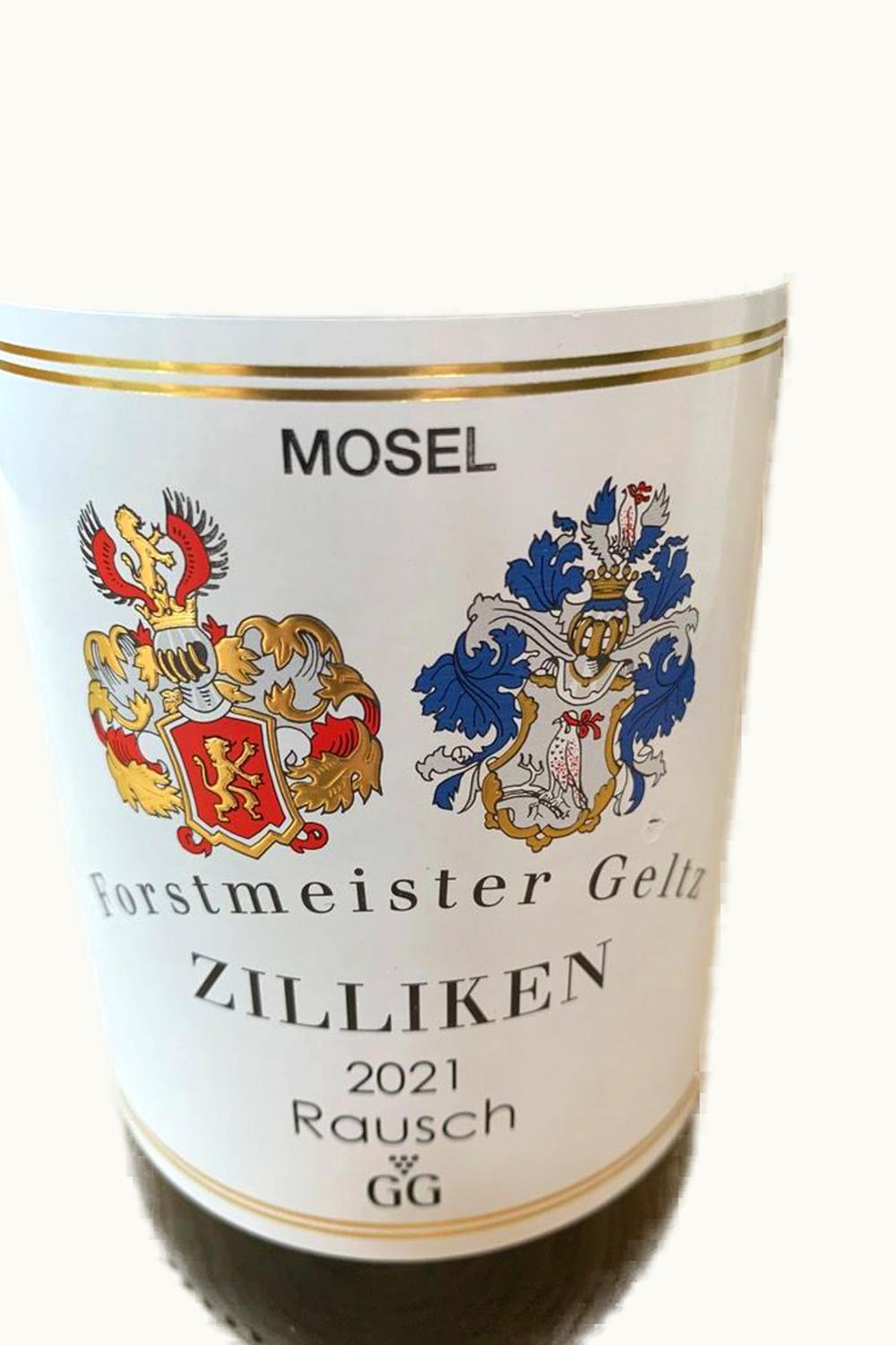Forstmeister Geltz-Zilliken Forstmeister Geltz-Zilliken Saarburg Rausch Riesling Großes Gewächs Mosel Germany, 2011
