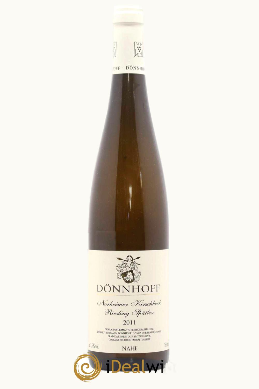 Dönnhoff Dönnhoff Kirschheck Riesling Spätlese Nordheim Nahe Germany, 2011