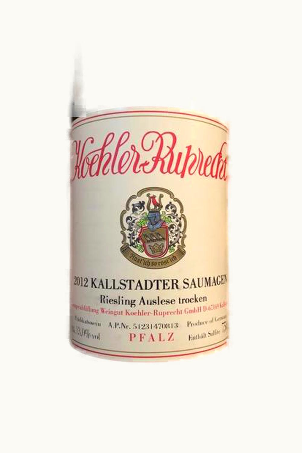 Koehler-Rupprecht Koehler-Rupprecht Saumagen Riesling Auslese Trocken Kallstadt Pfalz Germany, 2011