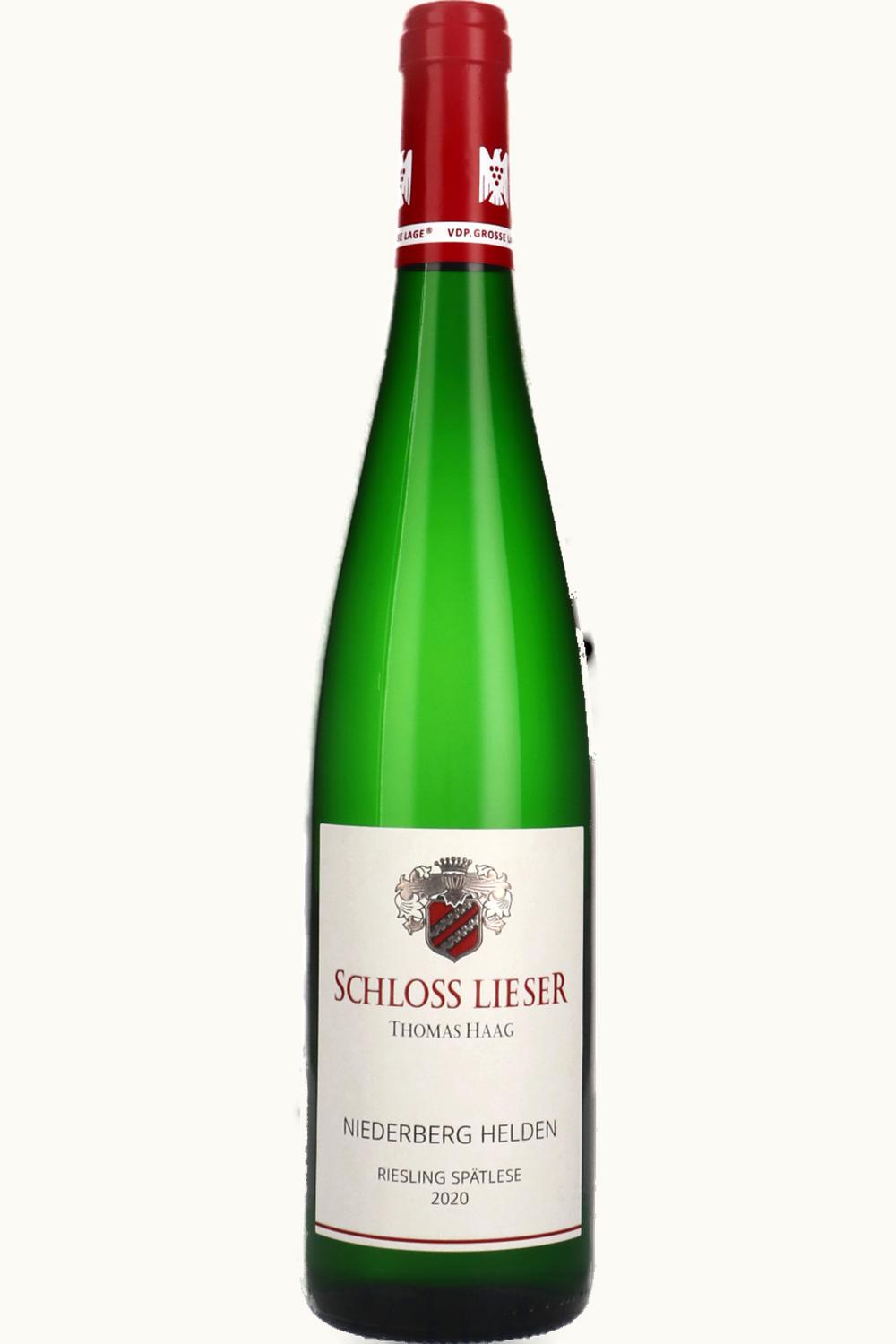 Schloss Lieser Schloss Lieser Thomas Haag Niederberg Helden Riesling Spätlese Bernkasteler Mosel Germany, 2011