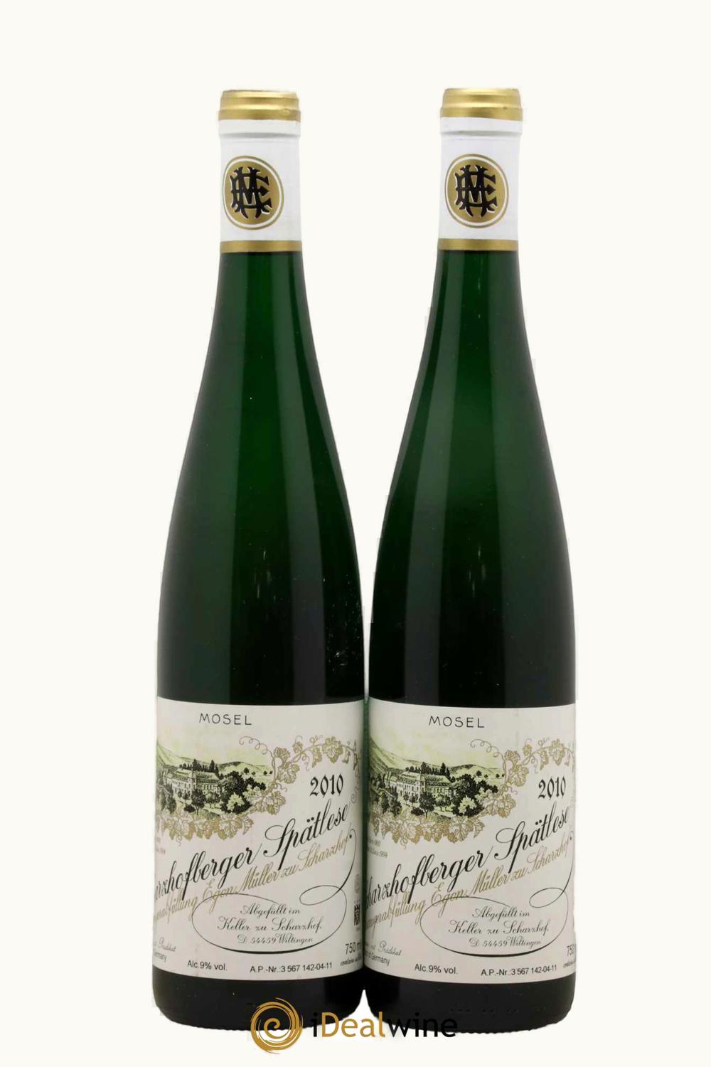Egon Müller Egon Müller Scharzhofberger Riesling Spätlese Wiltingen Saar Mosel Germany, 2010