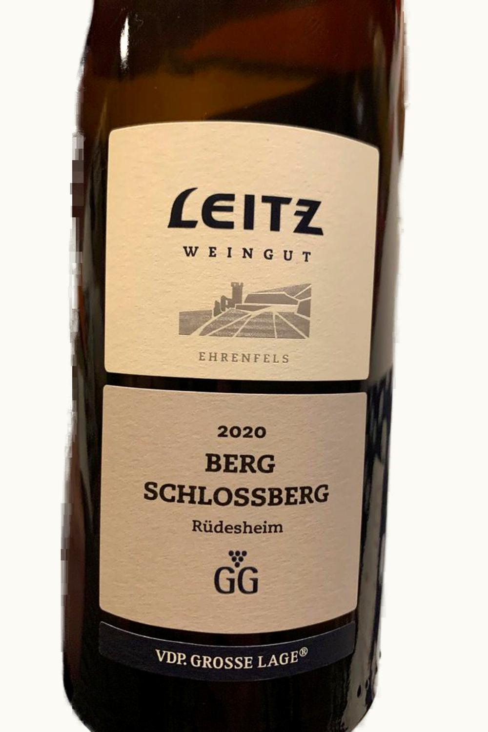 Leitz Leitz Berg Schloss Ehrenfelser Riesling Großes Gewächs Rüdesheim Rheingau Germany, 2010