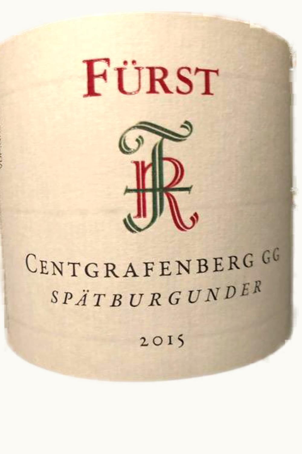 Rudolf Fürst Rudolf Fürst R. Centgrafenberg Riesling Großes Gewächs Burgstadt Franken Germany, 2010