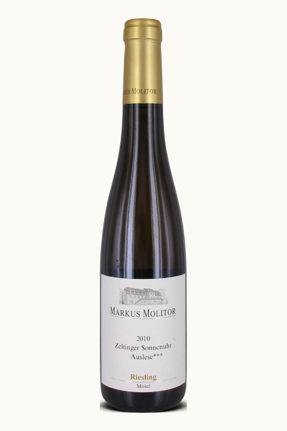 Markus Molitor Markus Molitor Sonnenuhr Riesling TBA Wehlen Mosel Germany, 2010
