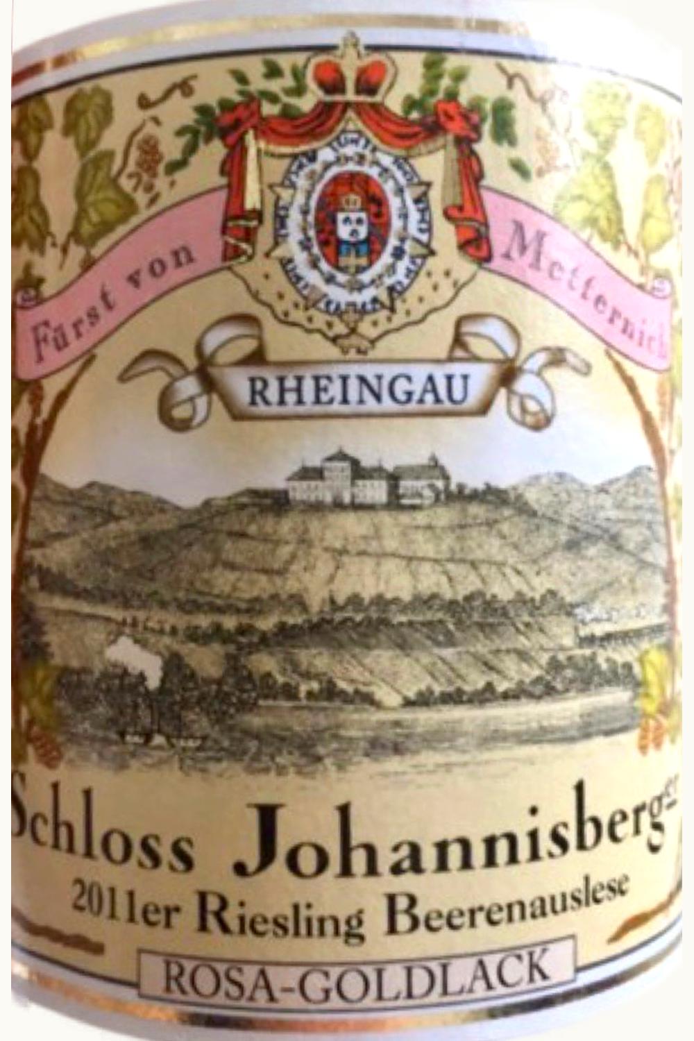 Schloss Johannisberg Schloss Johannisberg Rosa Goldlack Riesling BA Rheingau, 2010