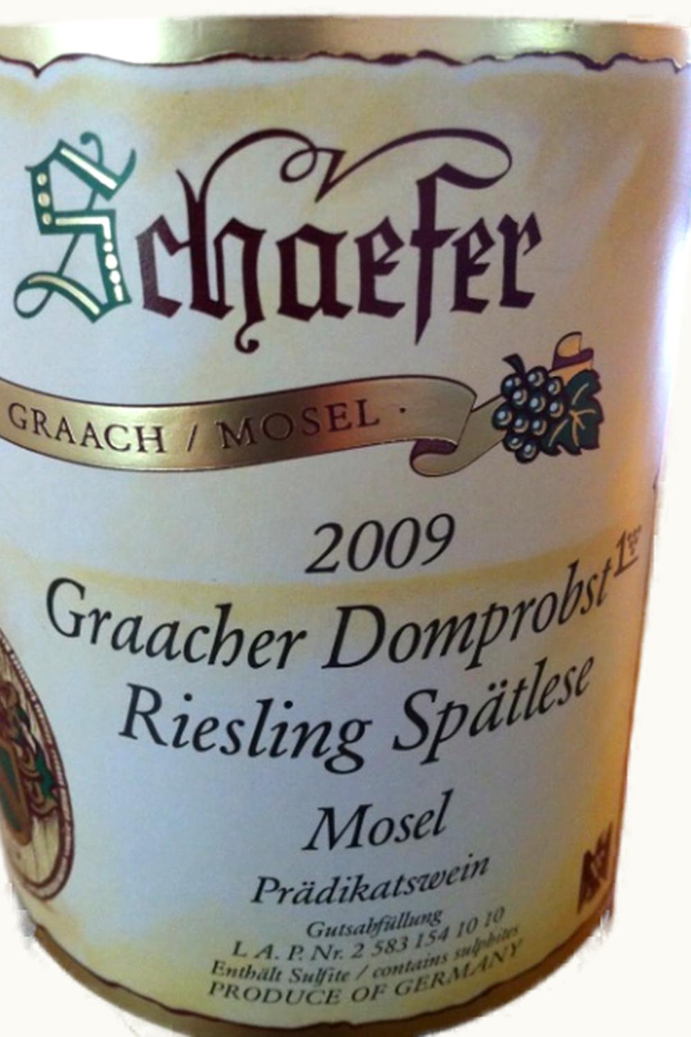 Willi Schaefer Willi Schaefer Domprob Riesling Spätlese, 2009 UZ0670516