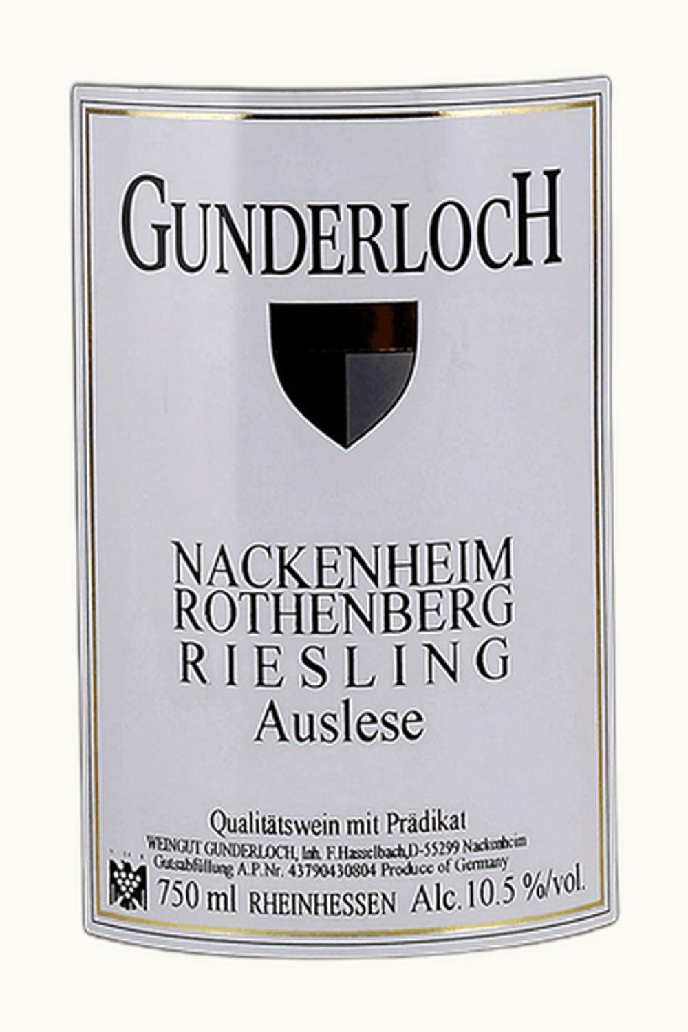 Gunderloch Gunderloch Rotenberg Riesling Auslese, 2009