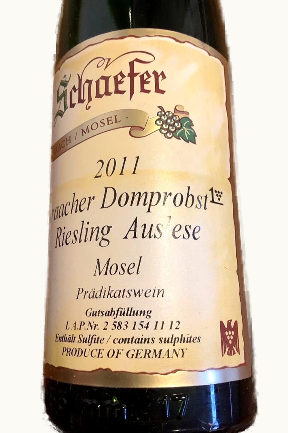 Willi Schaefer Willi Schaefer Domprob Riesling Auslese Eleven, 2009