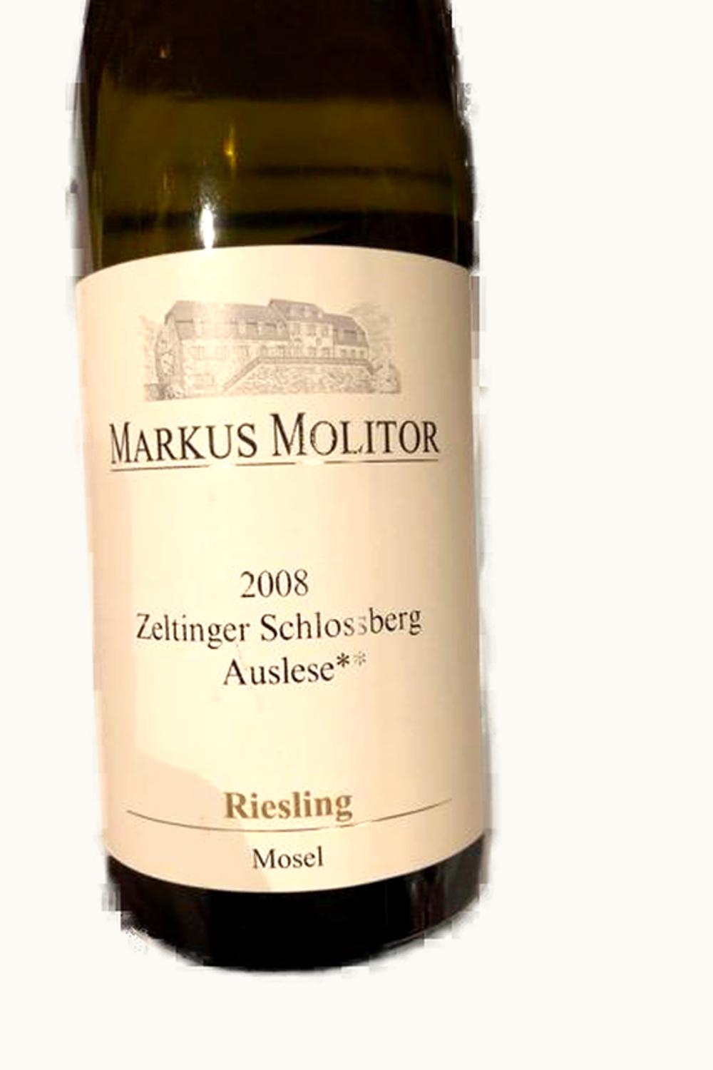 Markus Molitor Markus Molitor Zeltinger Schlossberg Riesling Auslese, 2008