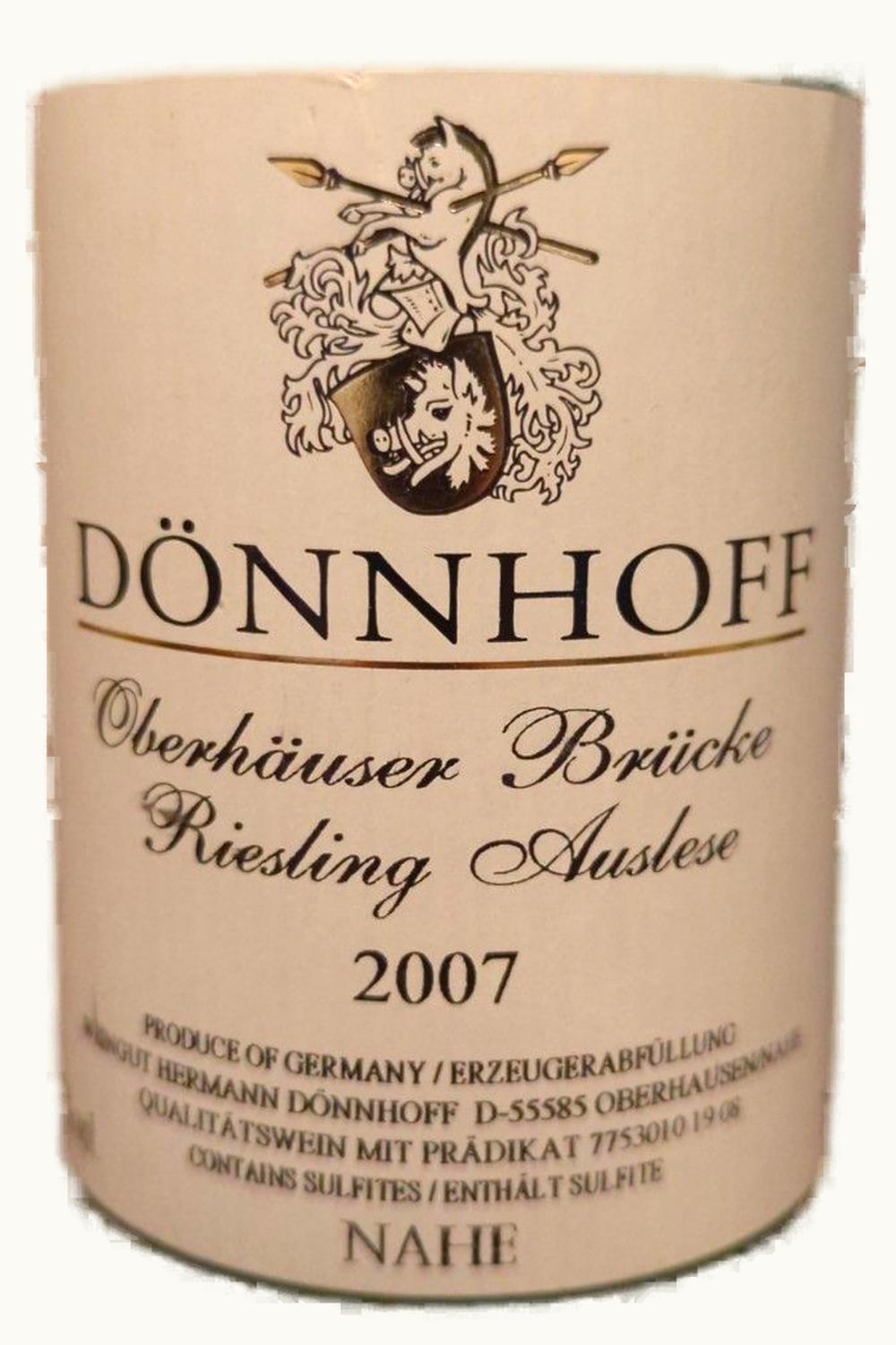 Dönnhoff Dönnhoff Oberhäuser Brücke Riesling Auslese, 2007
