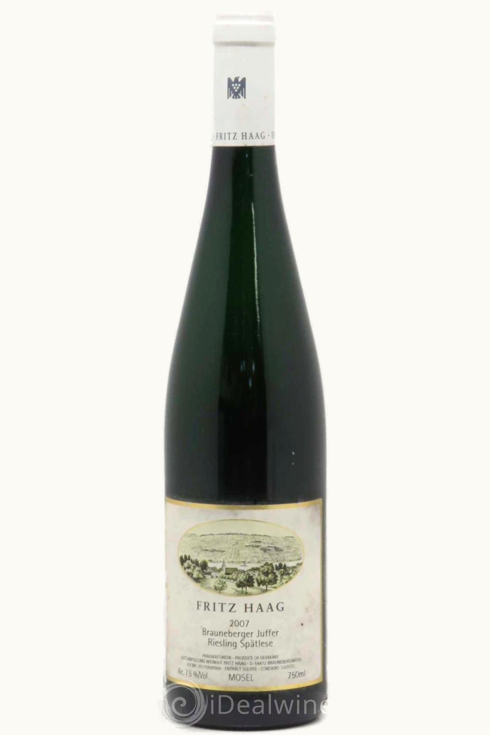 Fritz Haag Fritz Haag Juffer Sonnenuhr Riesling Spätlese, 2007
