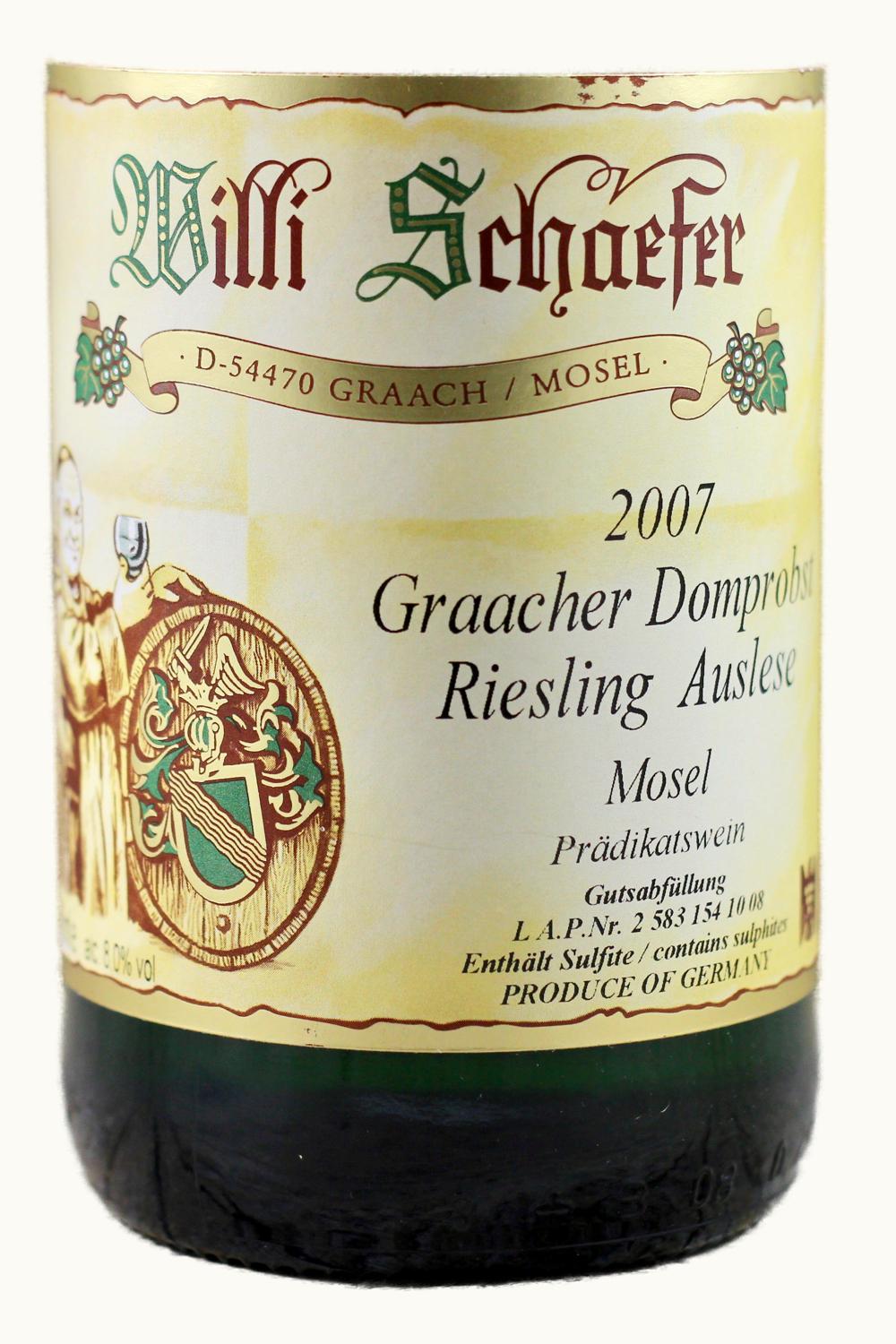 Willi Schaefer Willi Schaefer Domprobst Riesling Auslese, 2007