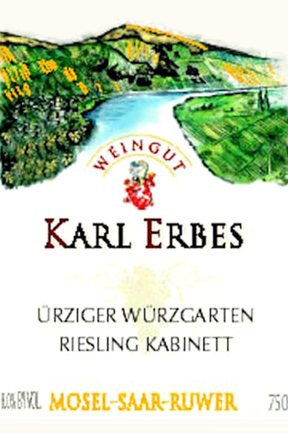 Karl Erbes Karl Erbes Ürziger Würzgarten Riesling Kabinett, 2007
