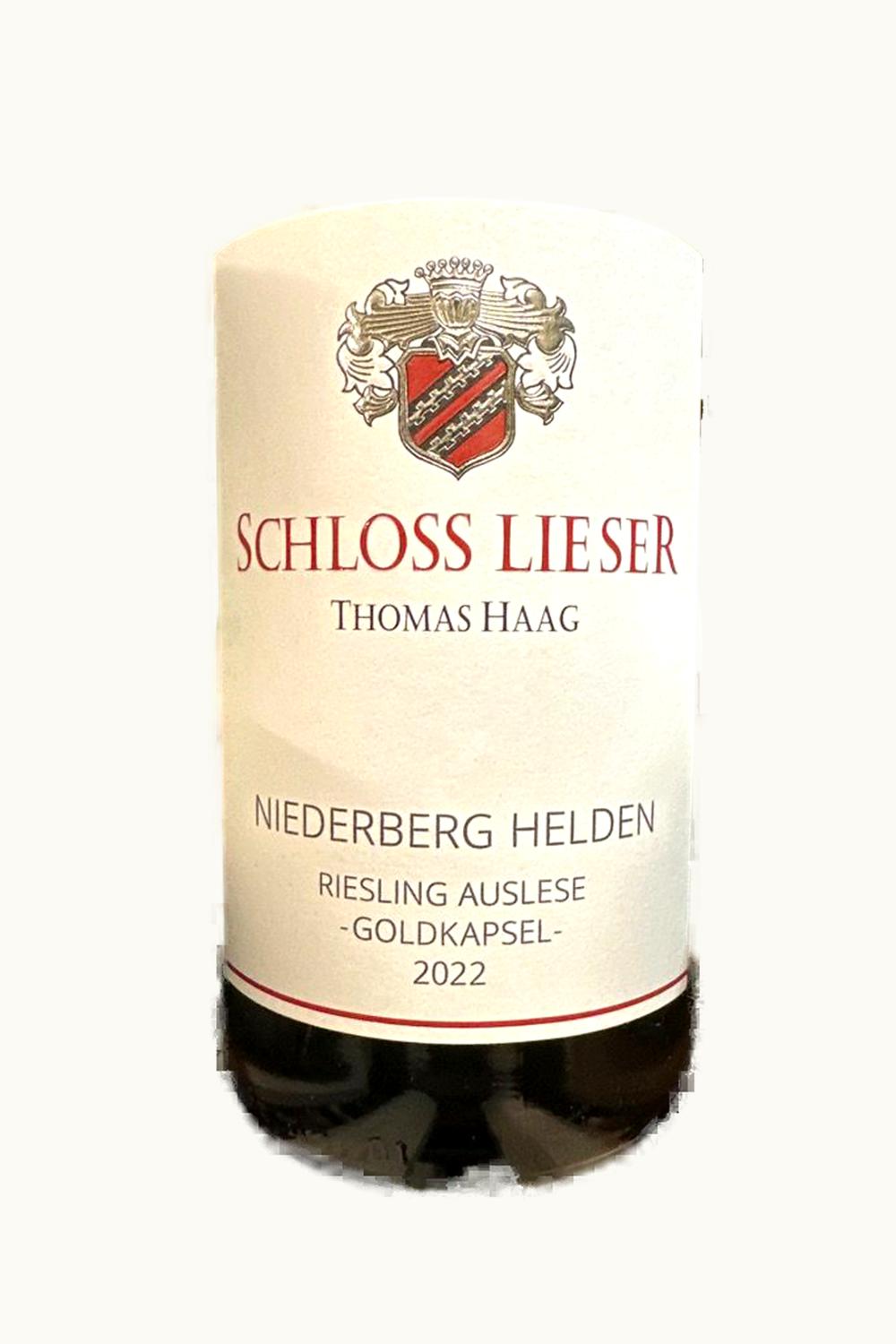 Schloss Lieser Schloss Lieser Niederberg Helden Riesling Auslese Lange Gold Cap, 2007