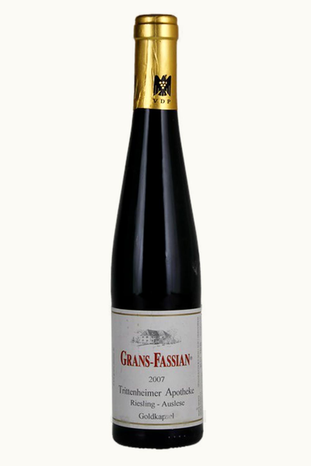 Grans-Fassian Apotheke Riesling Auslese Gold Cap, 2007