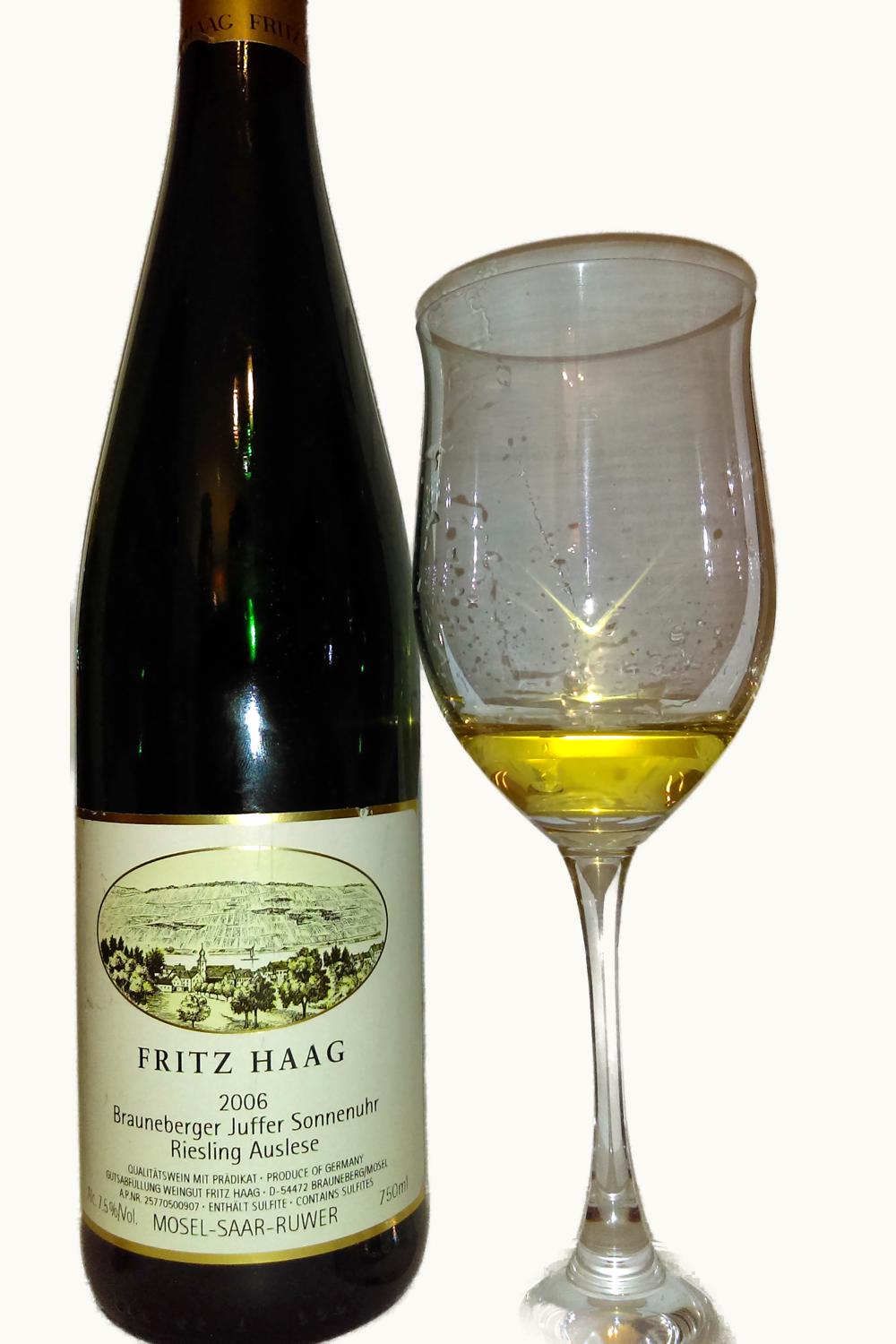 Fritz Haag Fritz Haag Juffer Sonnenuhr Riesling Auslese Gold Cap, 2006