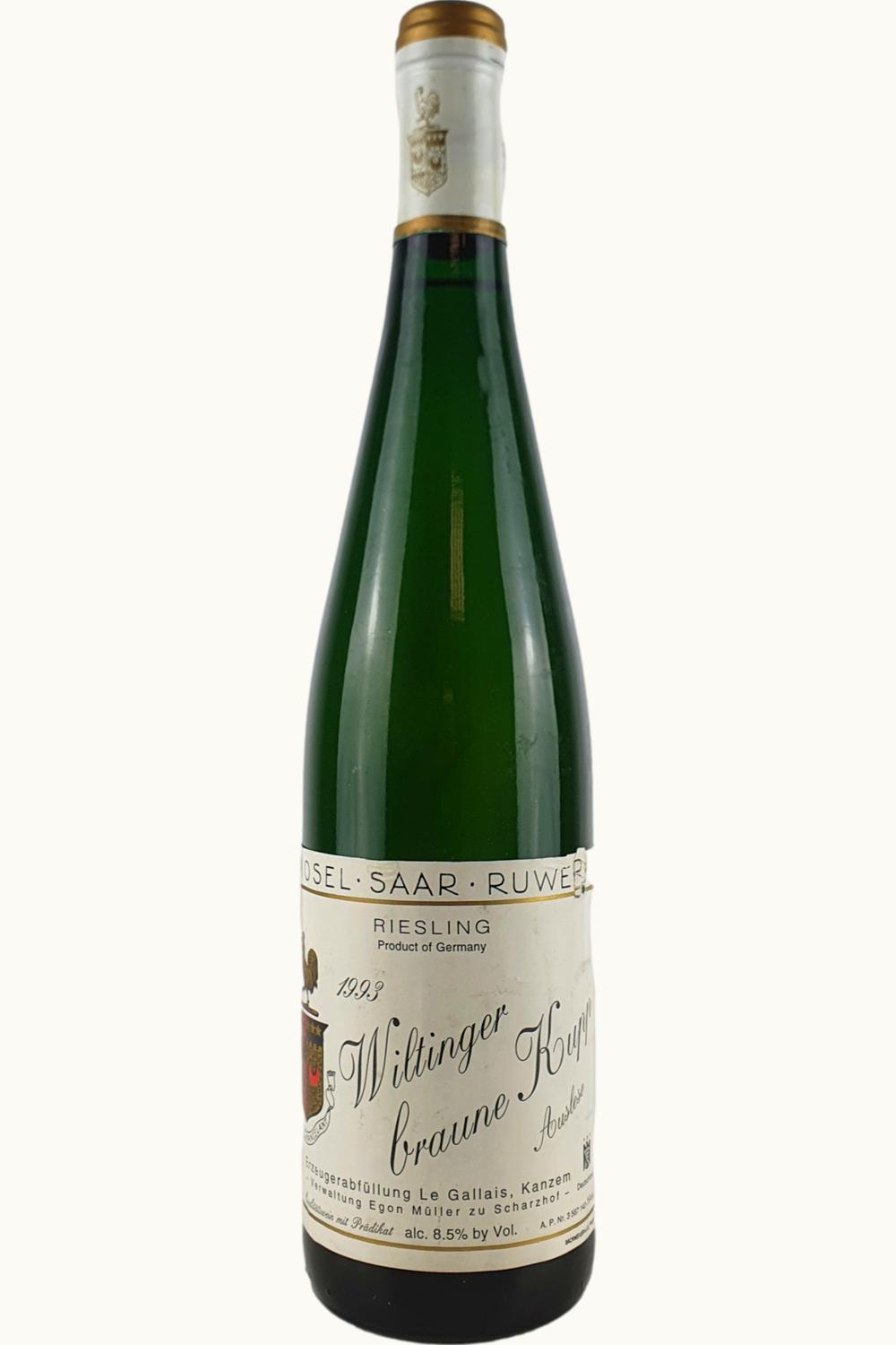 Egon Müller Egon Müller Le Gallais Braun Kupp Riesling Auslese Gold Cap, 2006