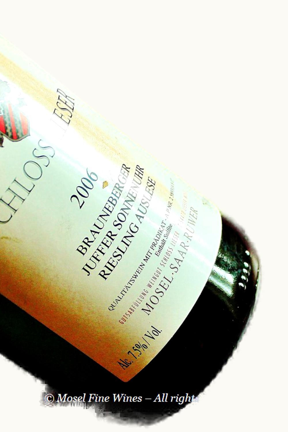 Schloss Lieser Thomas Haag Juffer Sonnenuhr Riesling TBA, 2006