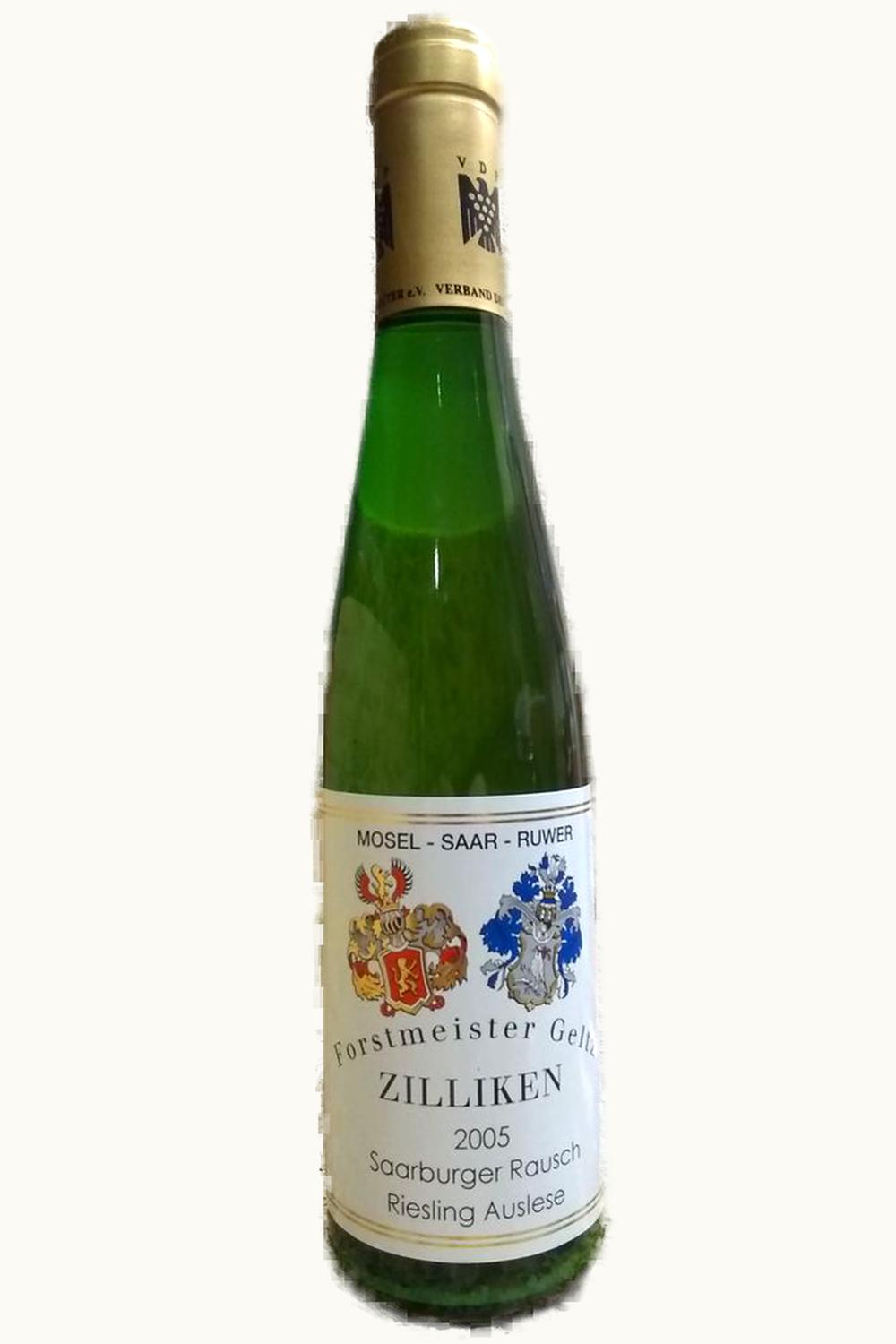 Forstmeister Geltz-Zilliken Forstmeister Geltz-Zilliken Saarburg Rausch Riesling Auslese Lange Gold Cap, 2005