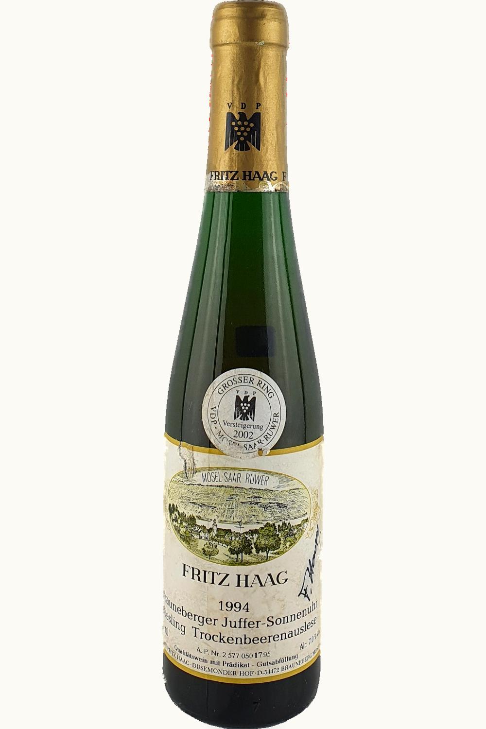 Fritz Haag Fritz Haag Juffer Sonnenuhr Riesling Auslese Gold Cap Fuder Nine, 2005