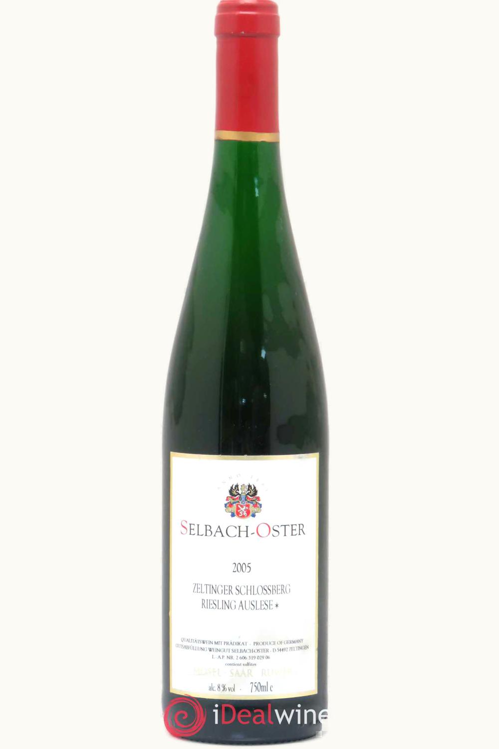 Selbach-Oster Selbach-Oster Zeltinger Schlossberg Riesling BA, 2005