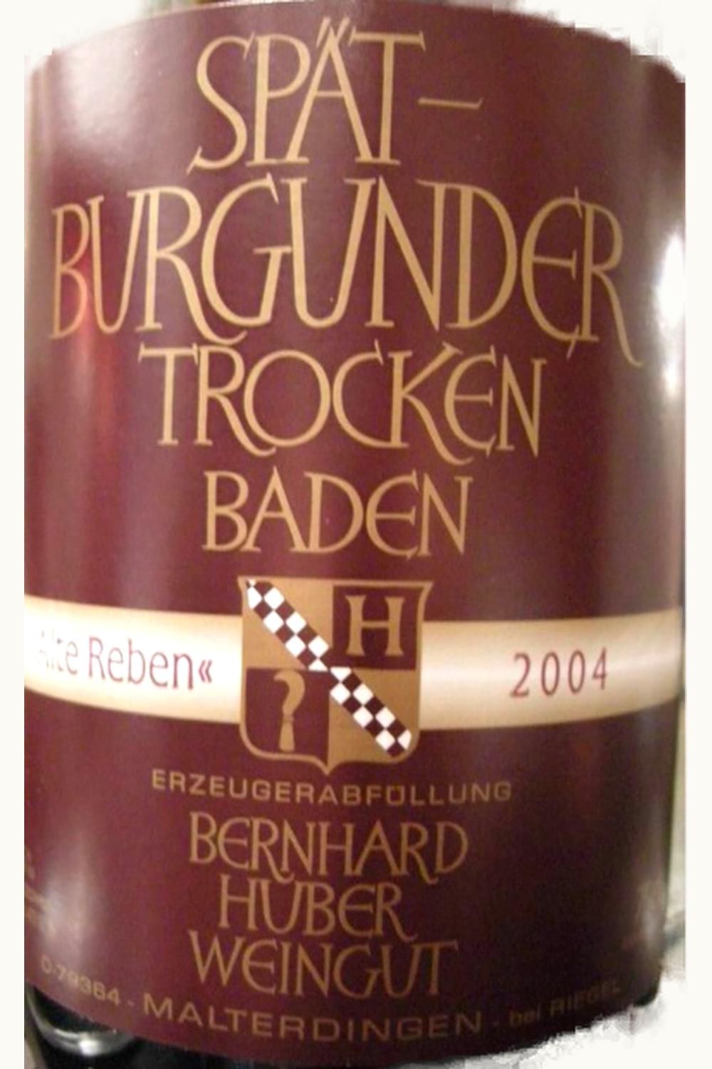 Bernhard Huber Spätburgunder Pinot Noir Alte Reben Trocken, 2005
