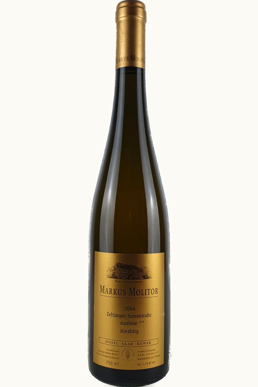 Markus Molitor Markus Molitor Zeltinger Sonnenuhr Riesling Spätlese, 2005