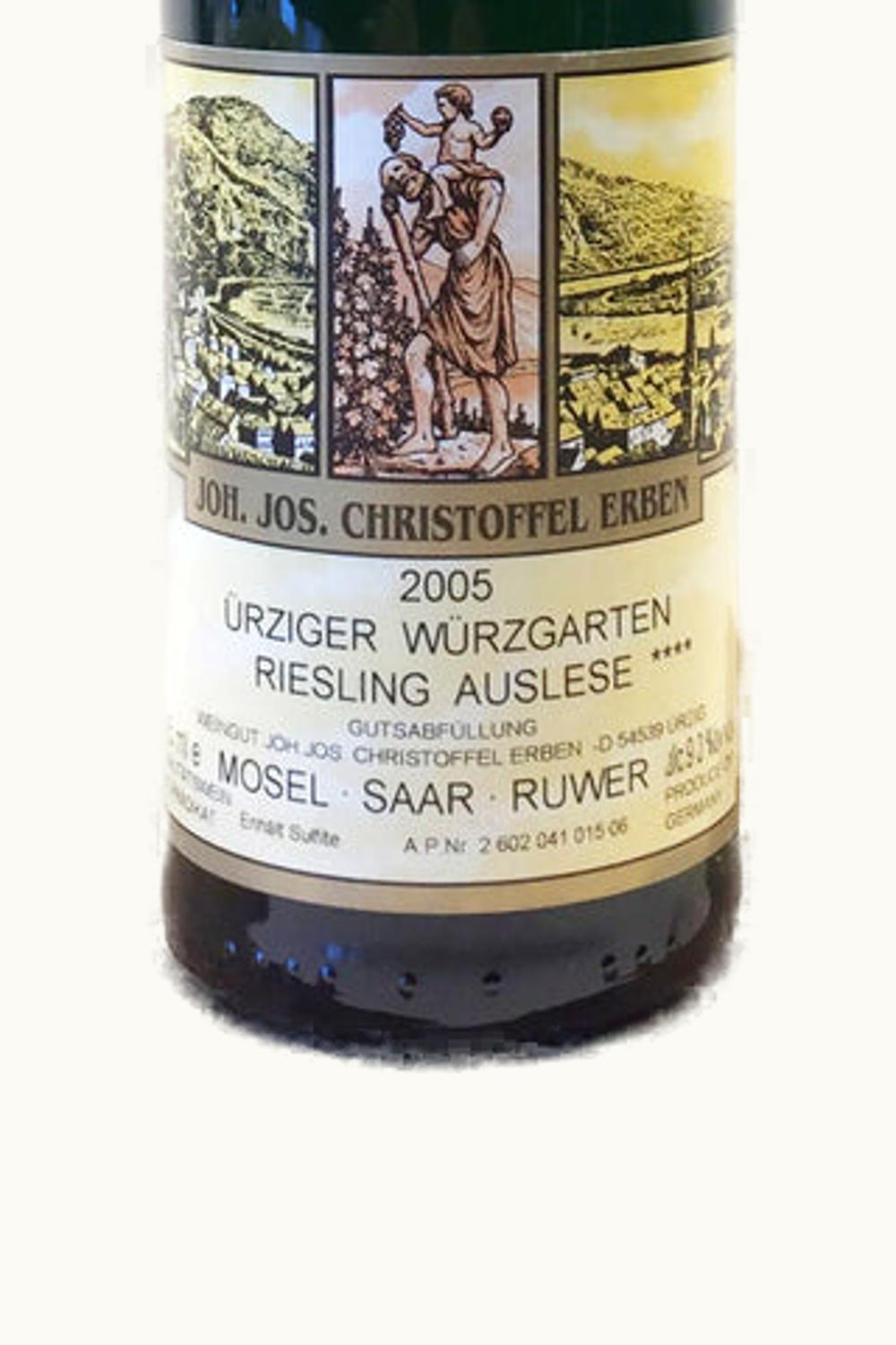 Joh. Jos. Christoffel Erben Joh. Jos. Christoffel Erben Ürziger Würzgarten Riesling Auslese, 2005