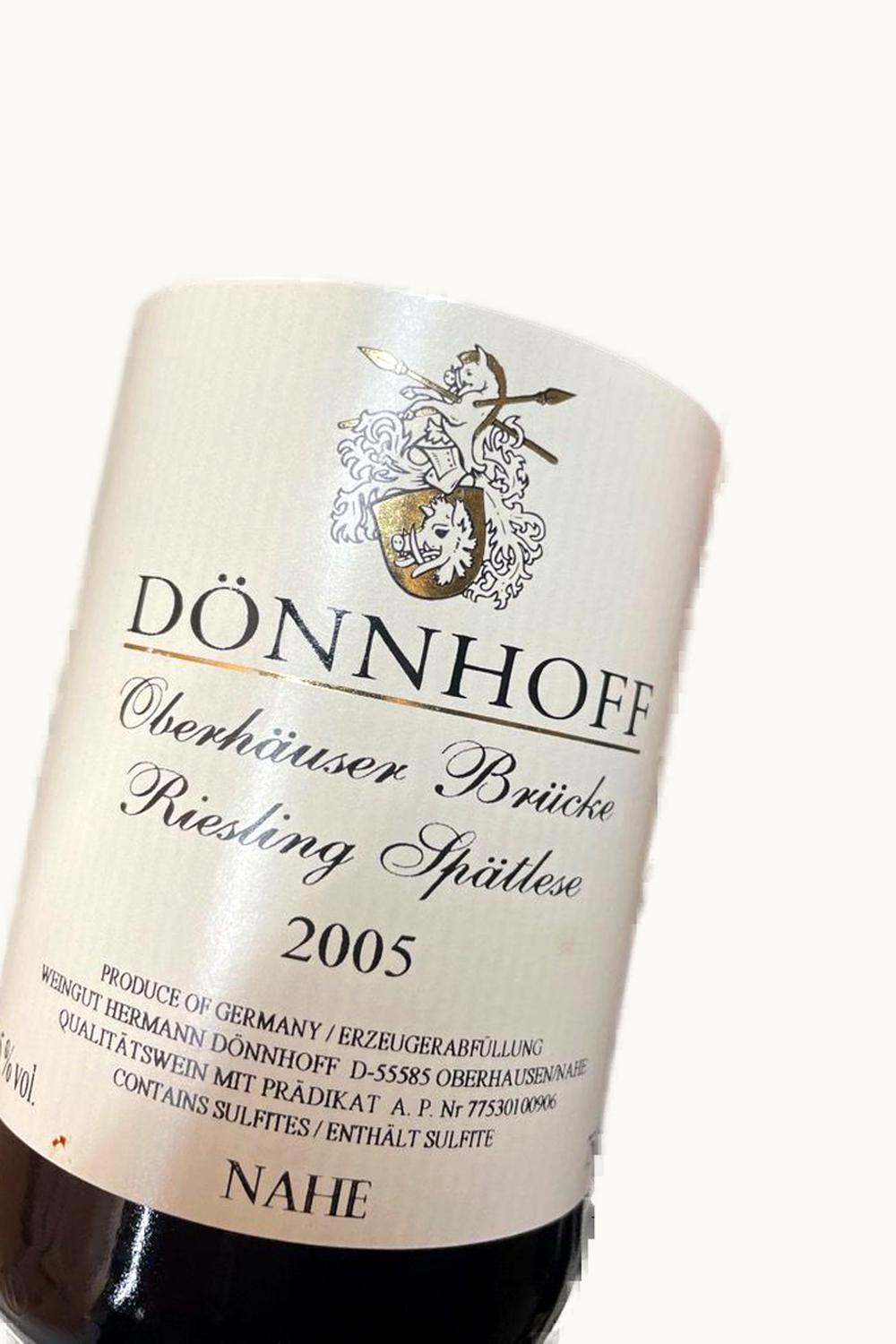 Donnhoff Donnhoff Oberhauser Brücke Riesling TBA, 2005
