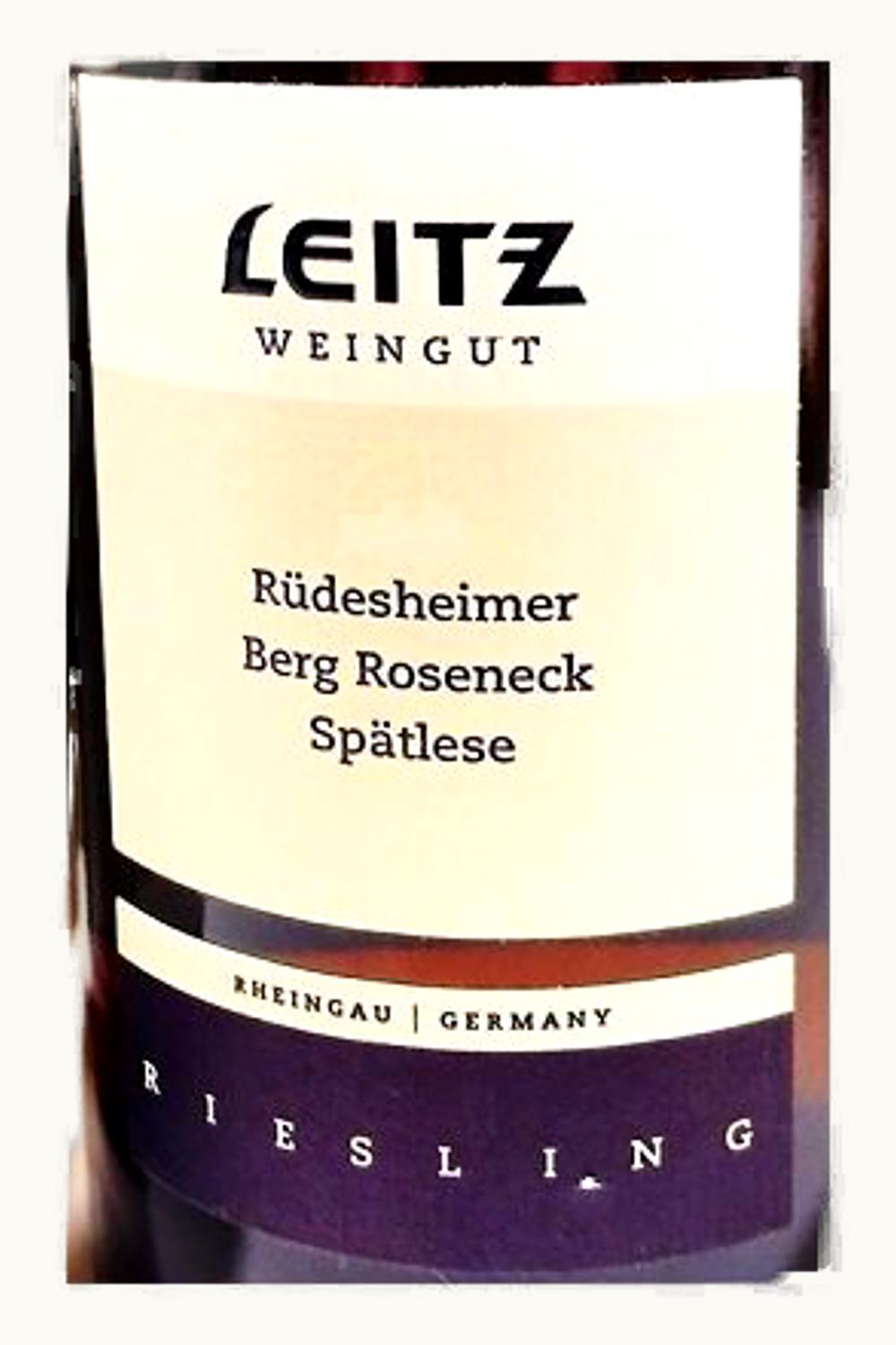 Leitz Leitz Rüdesheimer Berg Roseneck Riesling Spätlese, 2004